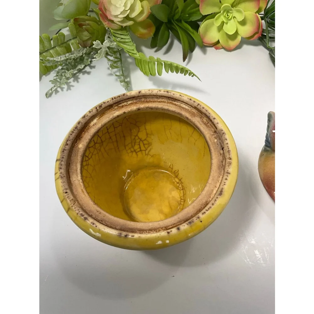 Vintage Shawnee Fruit Basket Sugar Bowl